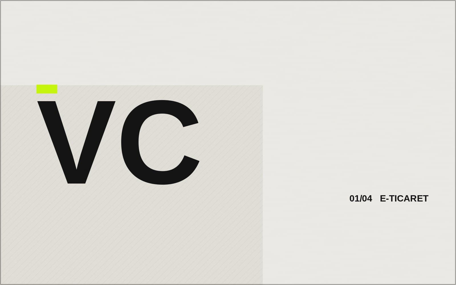 Vega Commerce projesinin kapak görseli: markanın yeni e-ticaret arayüzünden bir kompozisyon.